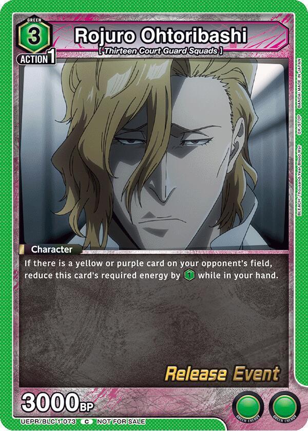 Rojuro Ohtoribashi UEPR/BLC-1-073 card from UE01BT: BLEACH: Thousand-Year Blood War Release Event Cards