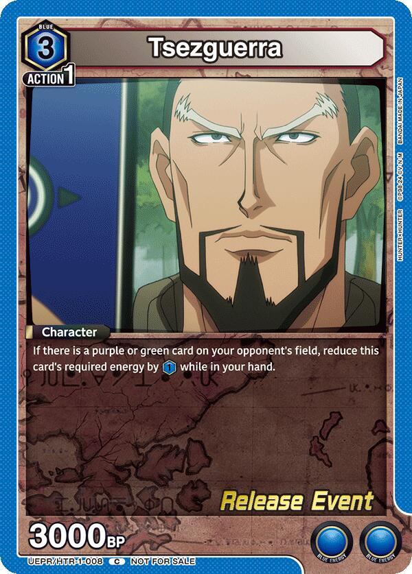 Tsezguerra UEPR/HTR-1-008 card from UE02BT: HUNTER X HUNTER Release Event Cards