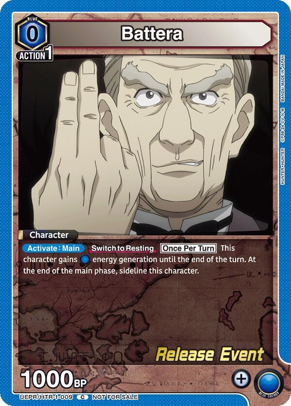 Battera UEPR/HTR-1-009 card from UE02BT: HUNTER X HUNTER Release Event Cards