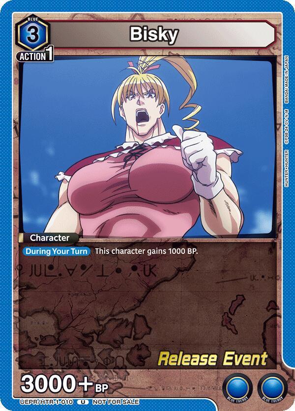 Bisky UEPR/HTR-1-010 card from UE02BT: HUNTER X HUNTER Release Event Cards