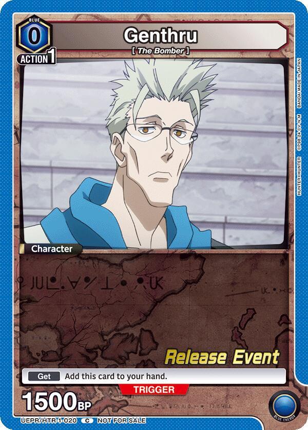 Genthru UEPR/HTR-1-020 card from UE02BT: HUNTER X HUNTER Release Event Cards