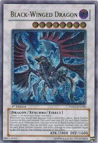 Black-Winged Dragon (UTR) TSHD-EN040 card from The Shining Darkness