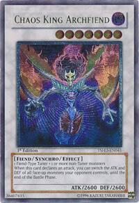 Chaos King Archfiend (UTR) TSHD-EN041 card from The Shining Darkness