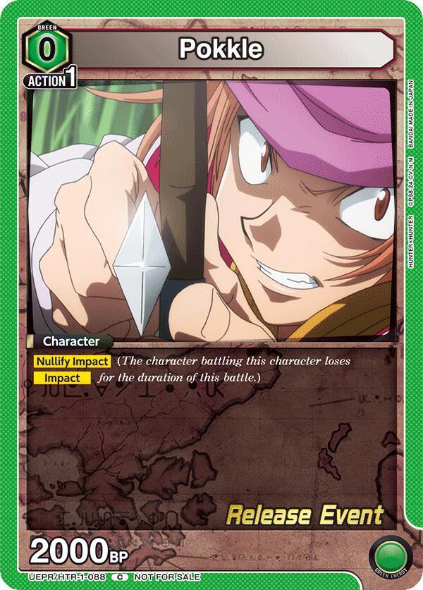 Pokkle UEPR/HTR-1-088 card from UE02BT: HUNTER X HUNTER Release Event Cards