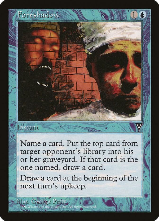 Foreshadow card from Visions