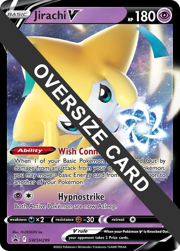 Jirachi V - 299 SWSH299 card from Jumbo Cards