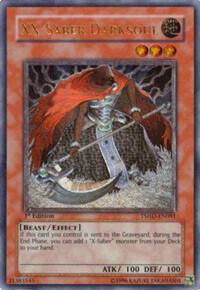 XX-Saber Darksoul (UTR) TSHD-EN081 card from The Shining Darkness