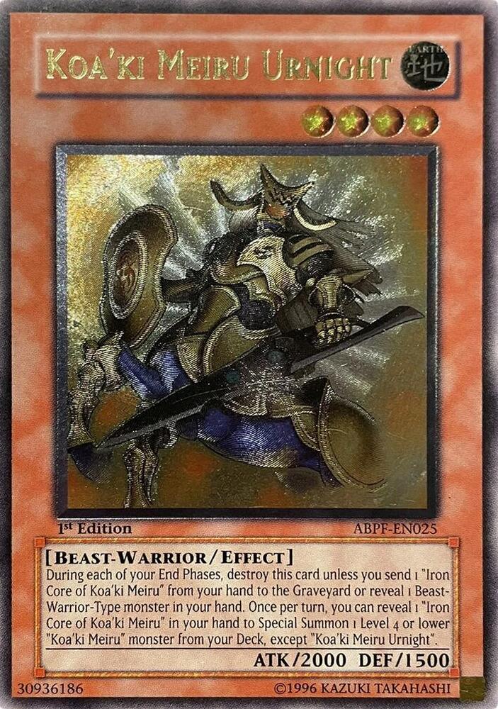 Koa'ki Meiru Urnight (UTR) ABPF-EN025 card from Absolute Powerforce