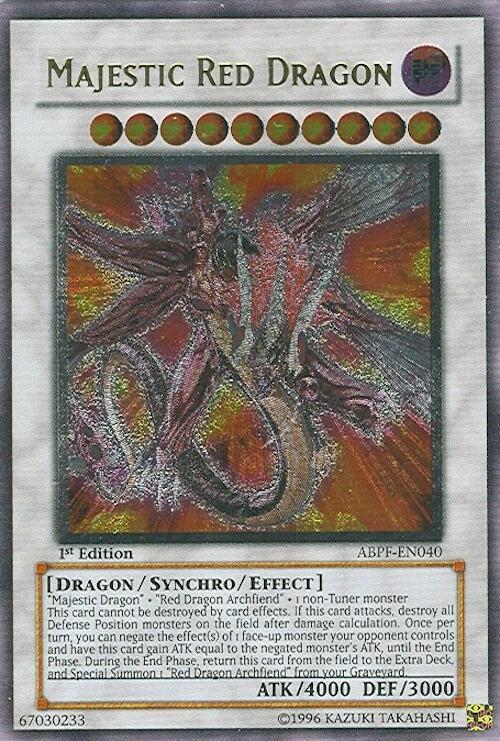 Majestic Red Dragon (UTR) ABPF-EN040 card from Absolute Powerforce