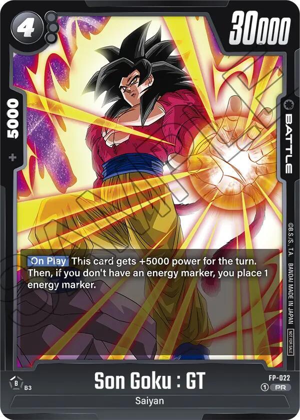 Son Goku : GT FP-022 card from Fusion World Promotion Cards and Packs