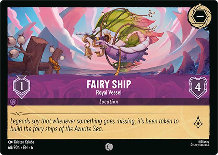 Fairy Ship - Royal Vessel 68/204 card from Azurite Sea