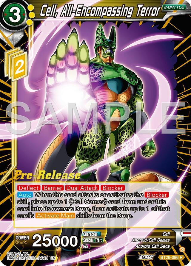 Cell, All-Encompassing Terror BT26-096 card from Ultimate Advent Pre-Release Cards