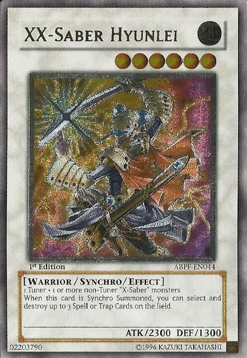 XX-Saber Hyunlei (UTR) ABPF-EN044 card from Absolute Powerforce