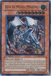 Koa'ki Meiru Maximus (UTR) SOVR-EN081 card from Stardust Overdrive