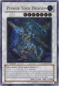 Power Tool Dragon (UTR) RGBT-EN042 card from Raging Battle