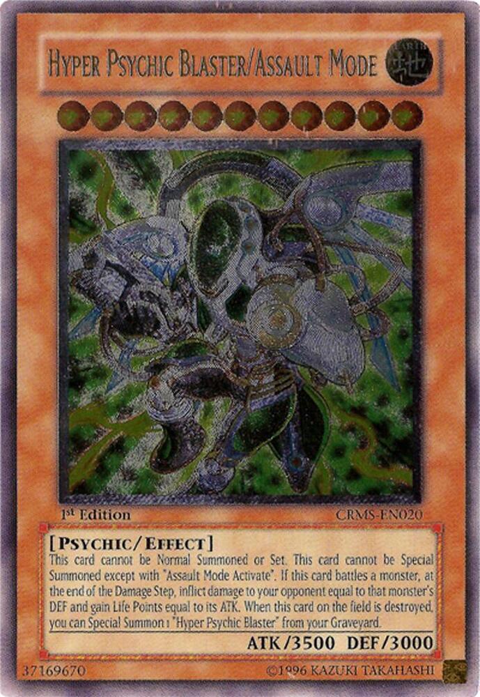 Hyper Psychic Blaster/Assault Mode (UTR) CRMS-EN020 card from Crimson Crisis