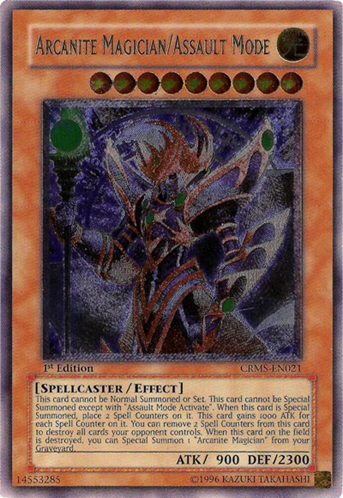 Arcanite Magician/Assault Mode (UTR) CRMS-EN021 card from Crimson Crisis
