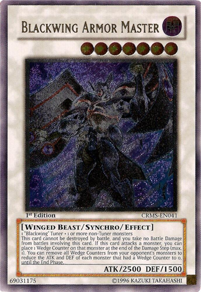 Blackwing Armor Master (UTR) CRMS-EN041 card from Crimson Crisis