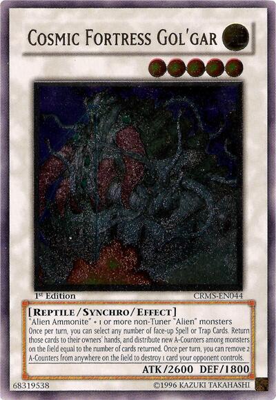 Cosmic Fortress Gol'Gar (UTR) CRMS-EN044 card from Crimson Crisis