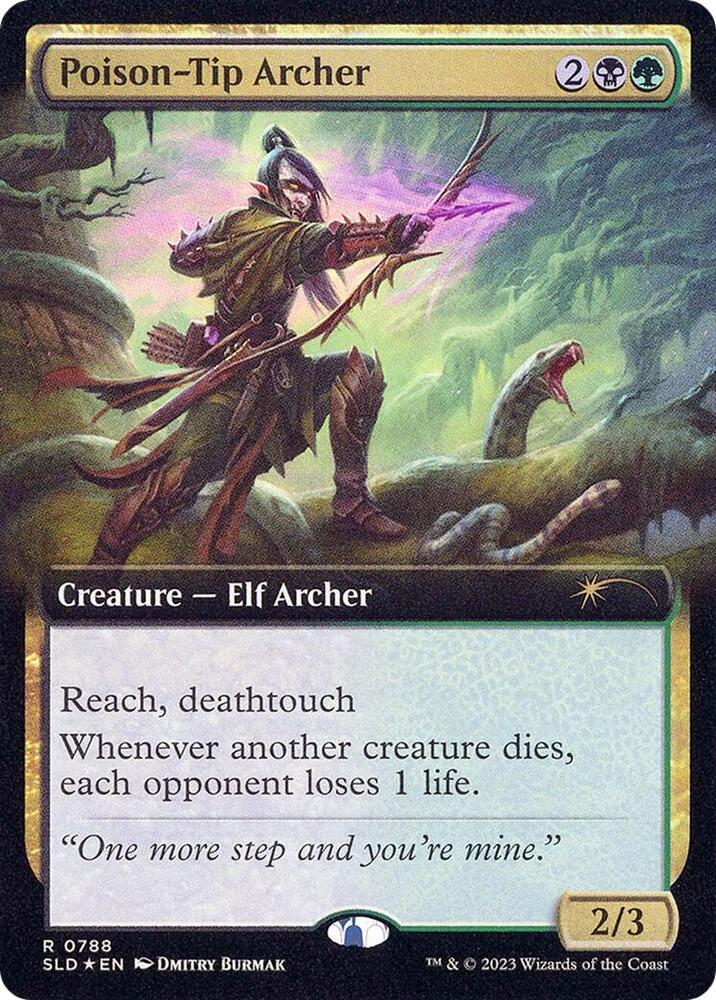 Poison-Tip Archer (Extended Art) 788 card from Secret Lair Drop Series