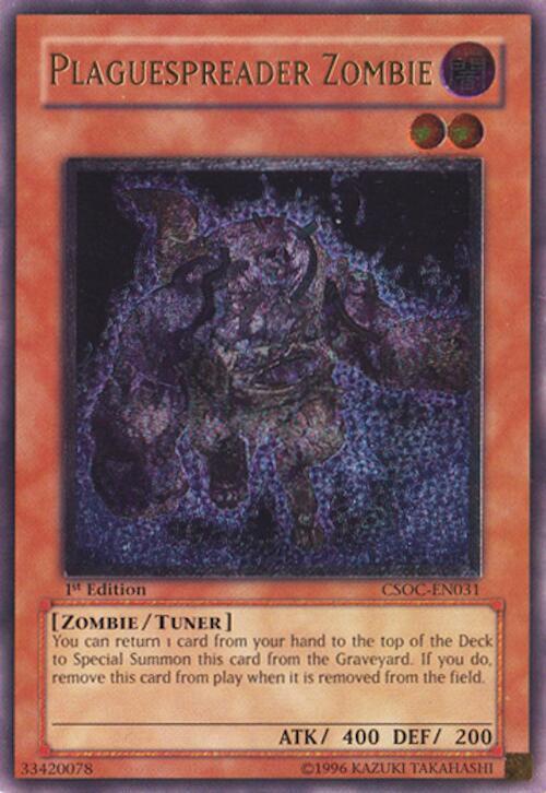 Plaguespreader Zombie (UTR) CSOC-EN031 card from Crossroads of Chaos