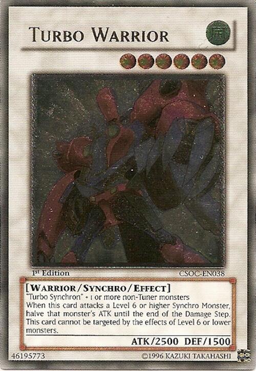 Turbo Warrior (UTR) CSOC-EN038 card from Crossroads of Chaos