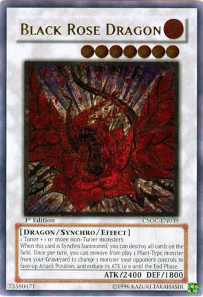 Black Rose Dragon (UTR) CSOC-EN039 card from Crossroads of Chaos