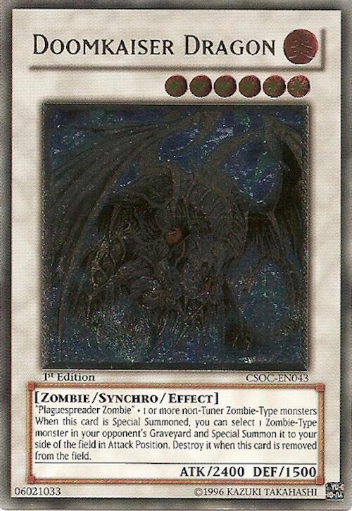 Doomkaiser Dragon (UTR) CSOC-EN043 card from Crossroads of Chaos