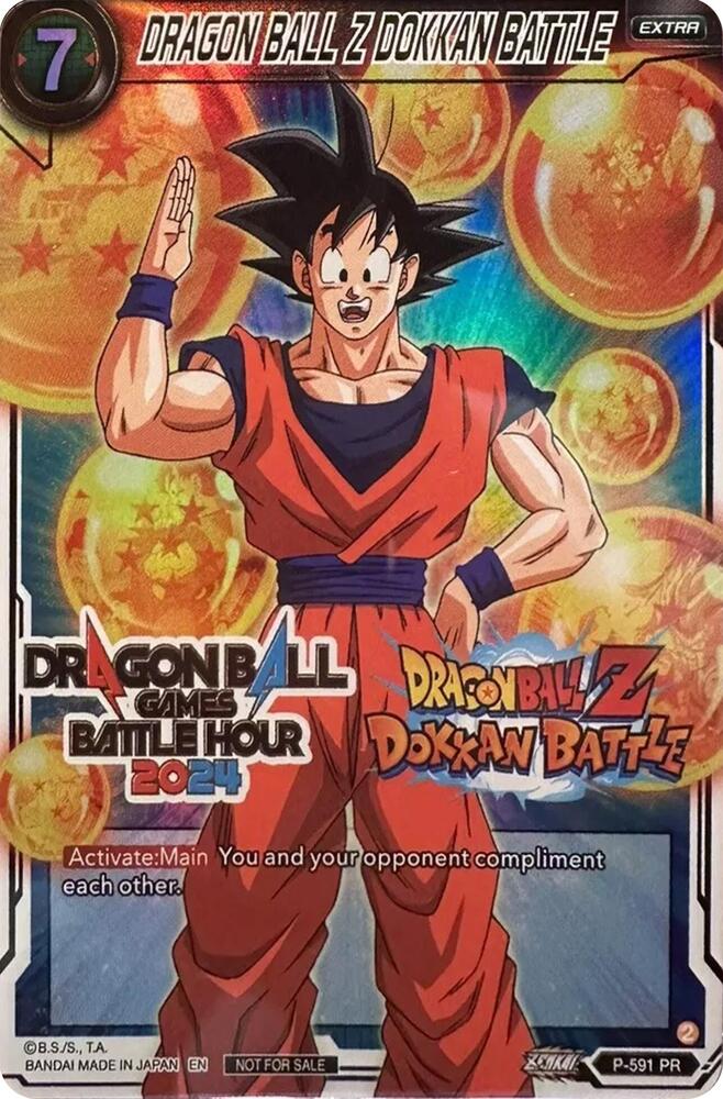 DRAGON BALL Z DOKKAN BATTLE (Dragon Ball Games Battle Hour 2024 Promo Card Set) P-591 card from Promotion Cards