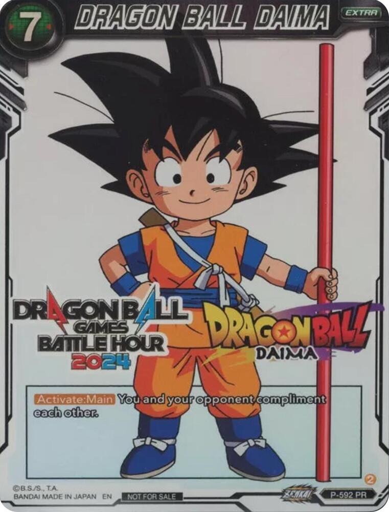 DRAGON BALL DAIMA (Dragon Ball Games Battle Hour 2024 Promo Card Set) P-592 card from Promotion Cards