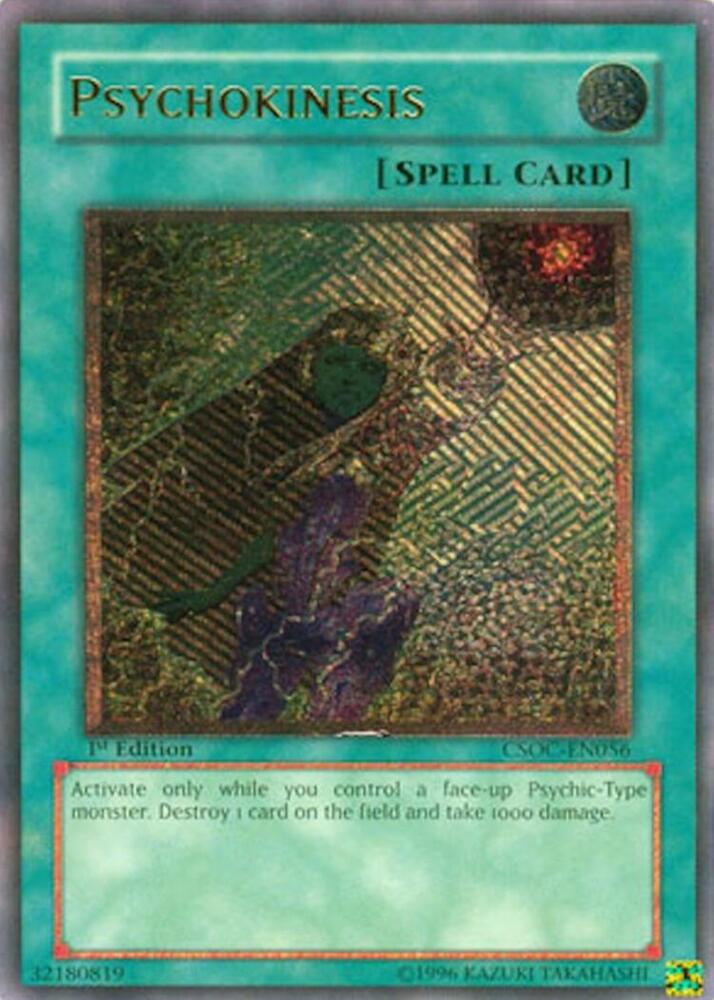 Psychokinesis (UTR) CSOC-EN056 card from Crossroads of Chaos