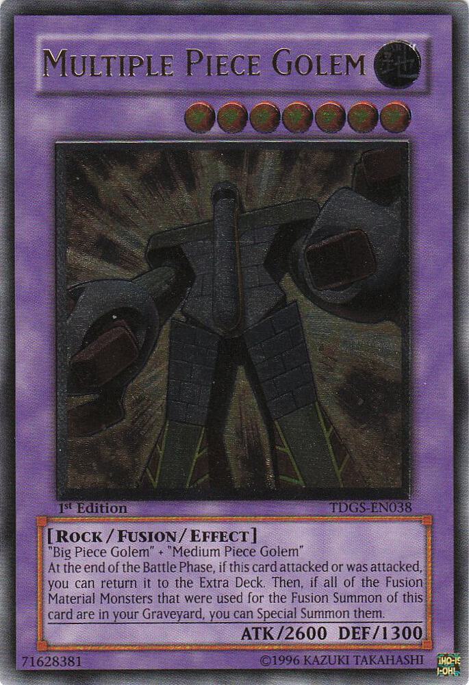Multiple Piece Golem (UTR) TDGS-EN038 card from The Duelist Genesis
