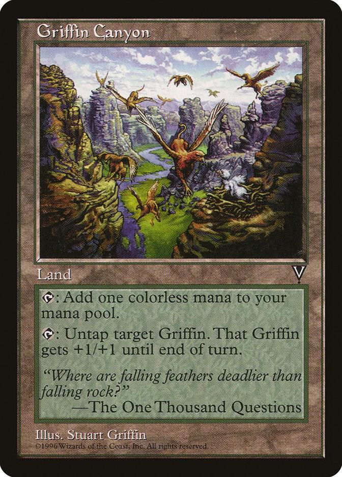 Griffin Canyon card from Visions