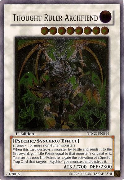 Thought Ruler Archfiend (UTR) TDGS-EN044 card from The Duelist Genesis