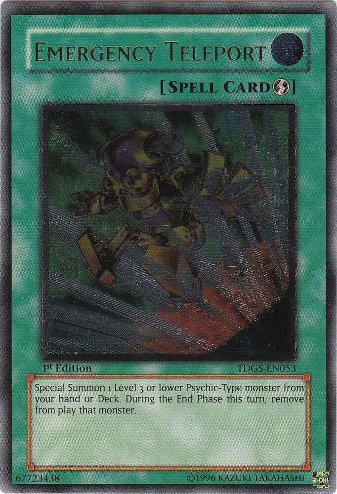 Emergency Teleport (UTR) TDGS-EN053 card from The Duelist Genesis