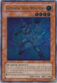 Elemental Hero Neos Alius (UTR) TAEV-EN018 card from Tactical Evolution