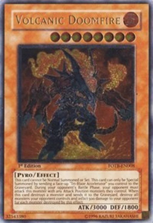Volcanic Doomfire (UTR) FOTB-EN008 card from Force of the Breaker