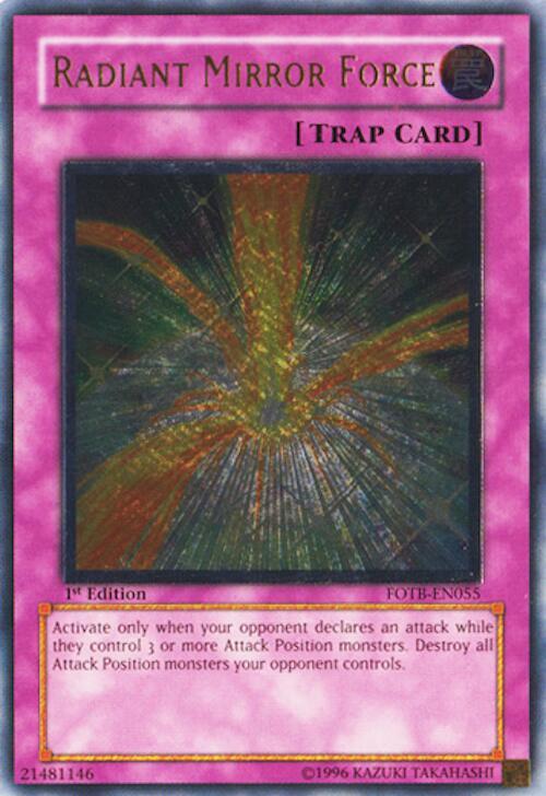 Radiant Mirror Force (UTR) FOTB-EN055 card from Force of the Breaker