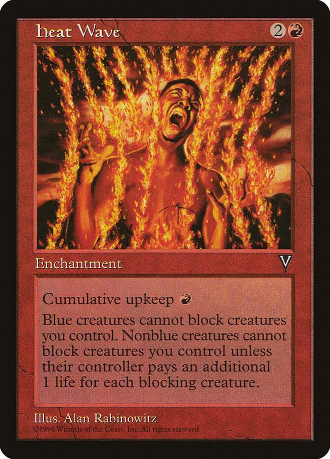 Heat Wave card from Visions