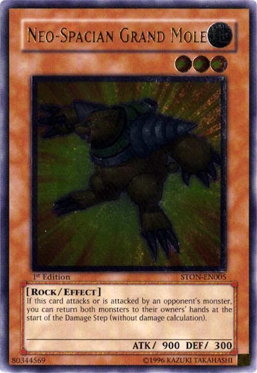 Neo-Spacian Grand Mole (UTR) STON-EN005 card from Strike of Neos