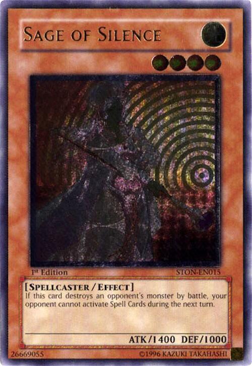 Sage of Silence (UTR) STON-EN015 card from Strike of Neos