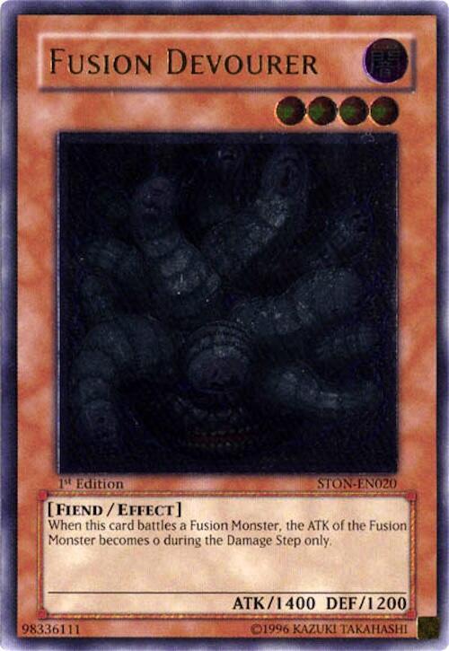 Fusion Devourer (UTR) STON-EN020 card from Strike of Neos