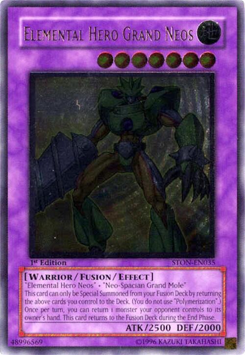 Elemental Hero Grand Neos (UTR) STON-EN035 card from Strike of Neos