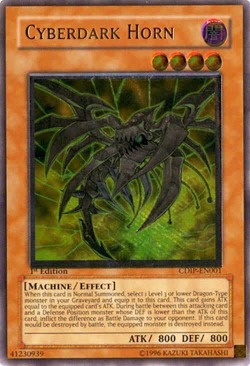 Cyberdark Horn (UTR) CDIP-EN001 card from Cyberdark Impact