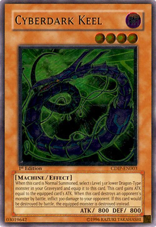Cyberdark Keel (UTR) CDIP-EN003 card from Cyberdark Impact