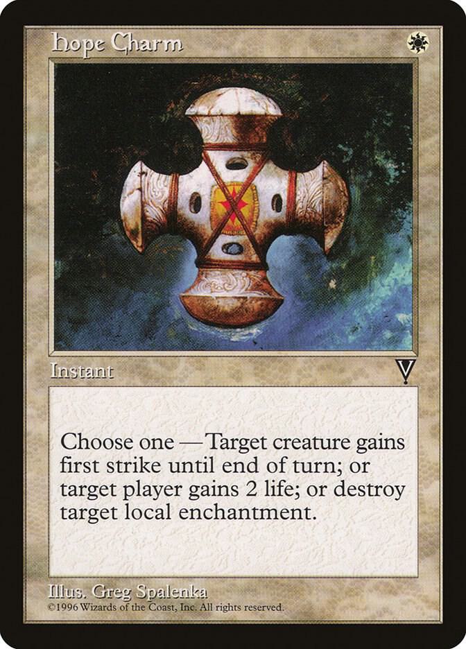 Hope Charm card from Visions