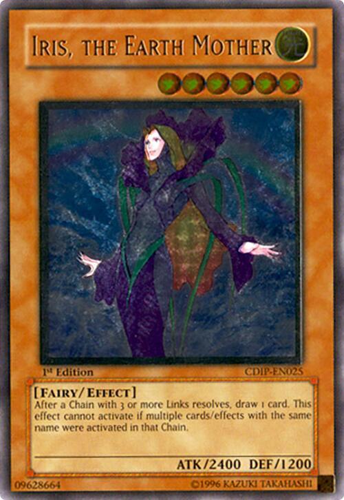 Iris, the Earth Mother (UTR) CDIP-EN025 card from Cyberdark Impact