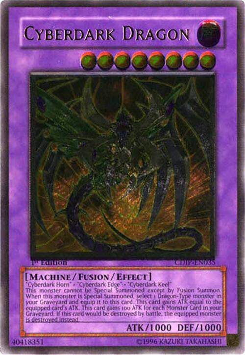 Cyberdark Dragon (UTR) CDIP-EN035 card from Cyberdark Impact