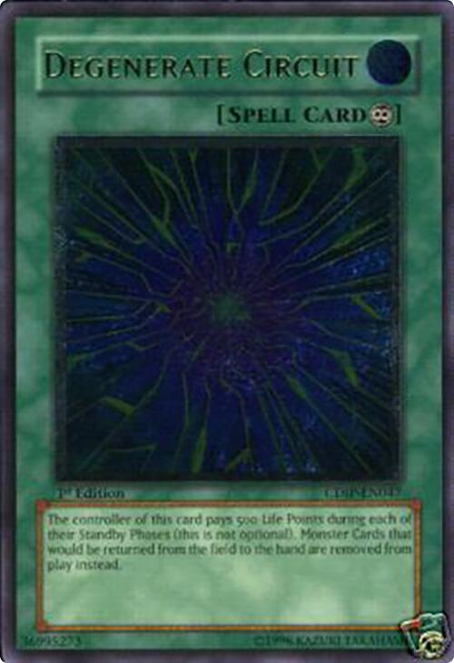Degenerate Circuit (UTR) CDIP-EN047 card from Cyberdark Impact