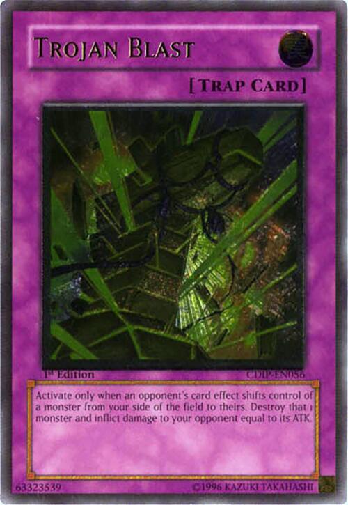 Trojan Blast (UTR) CDIP-EN056 card from Cyberdark Impact